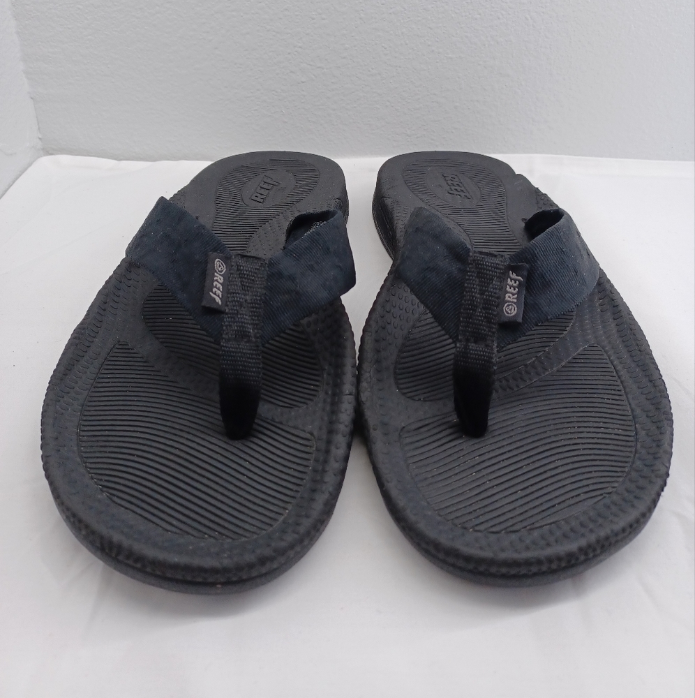 REEF sz13 thong flip flop sandals black - Picture 9 of 10